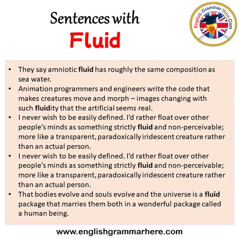 fluide synonymes|fluid in a sentence.